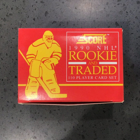 1990 Rookie and Traded Player Hockey Complete Set 1-110