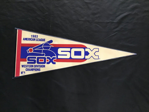 Team Pennant Vintage Sox 1983 A.L. Western Division Champions