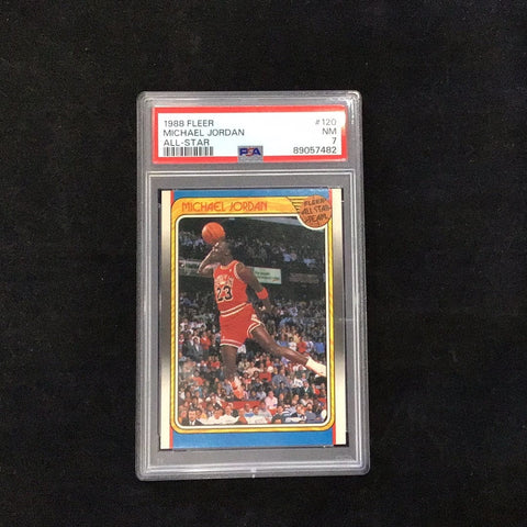 1988 Fleer Michael Jordan #120 Graded Card PSA 7 (7482)