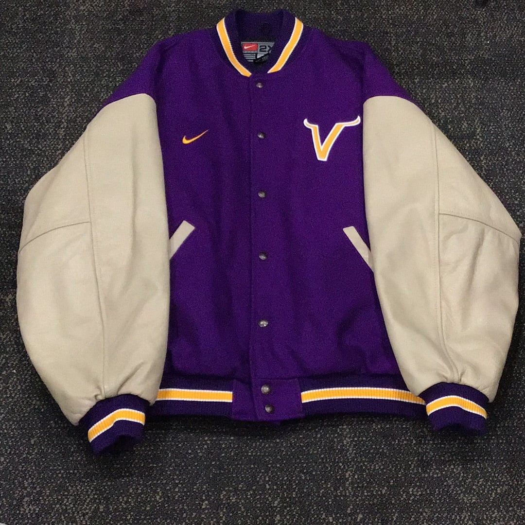 Minnesota Vikings NFL Varsity Purple and Yellow Jacket