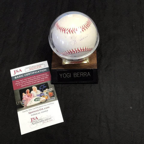 Yogi Berra Autographed Baseball JSA AQ32335