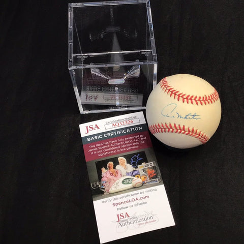 Paul Molitor Autographed Baseball JSA AQ32326