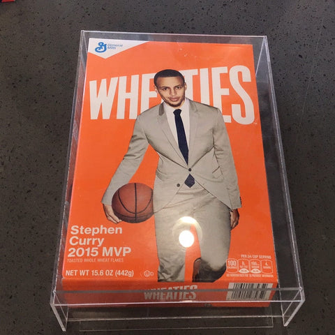 Steph Curry 2015 MVP Wheaties Box w/ Case