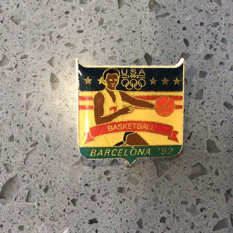 1992 Olympics USA Basketball Metal Pin