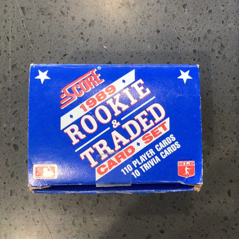 1989 Score Rookie and Traded Baseball Complete Set 1-110 Original Box