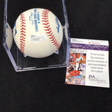 Carlos Baerga Autographed Baseball JSA Certified