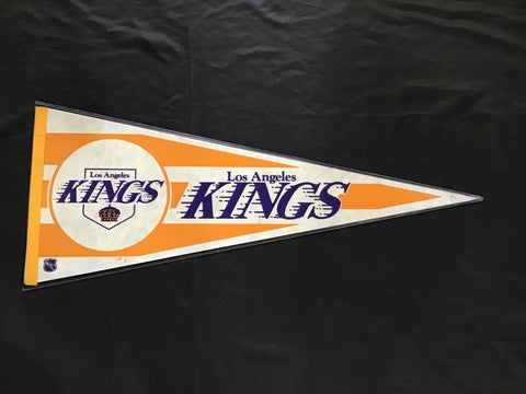 Team Pennant Vintage Hockey LA Kings Yellow/ Purple