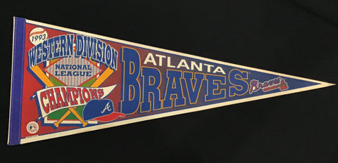 Atlanta Braves Western Division Champions Pennant