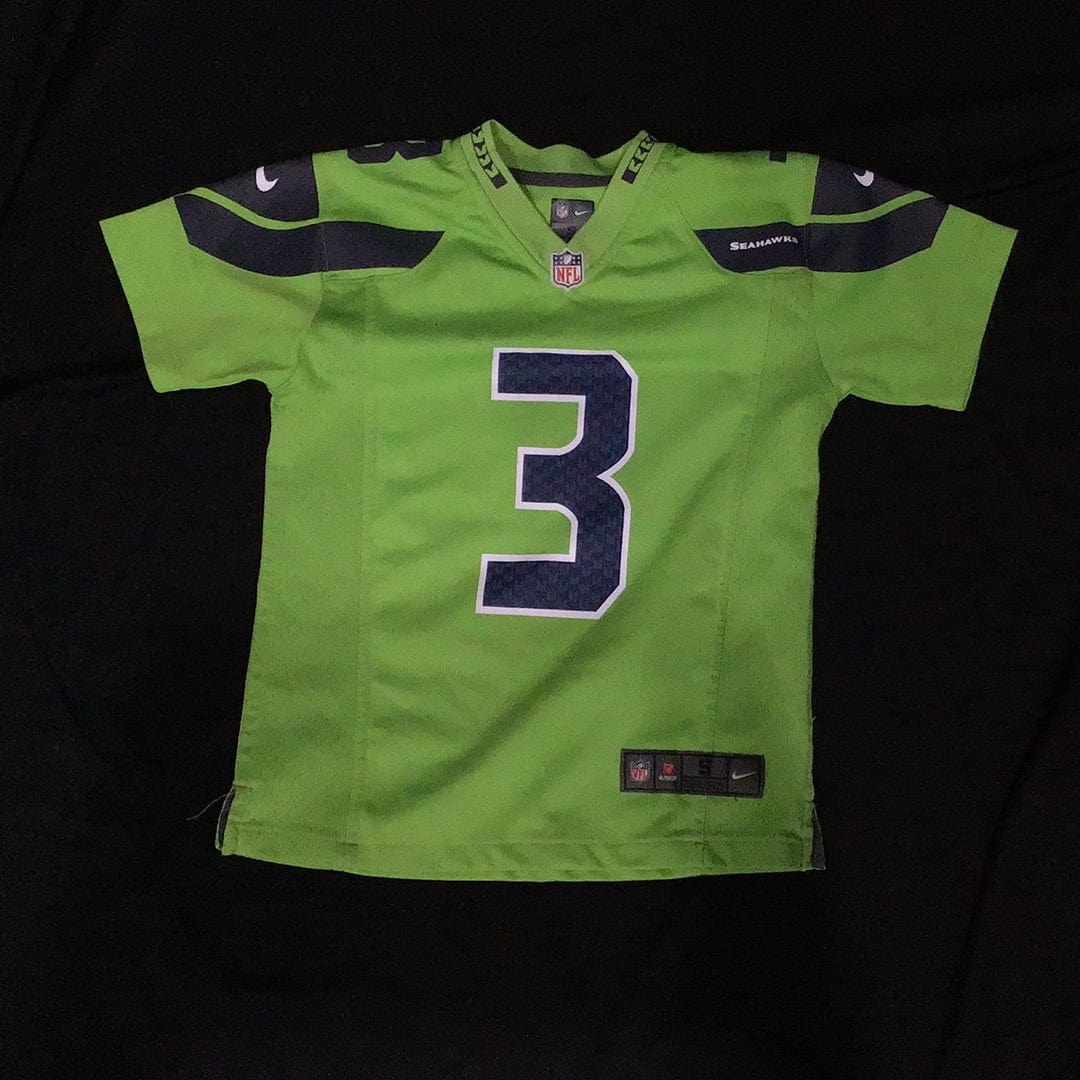 Seattle Seahawks - Jersey - Wilson #3 - youth 3T – Overtime Sports