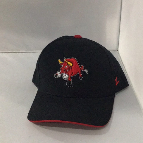 Tucson Toros Black Hat Red Bull* Zephyr fitted size 6 3/4