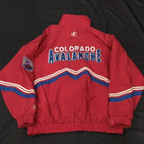 Colorado Avalanche Zip Up Jacket Adult XL