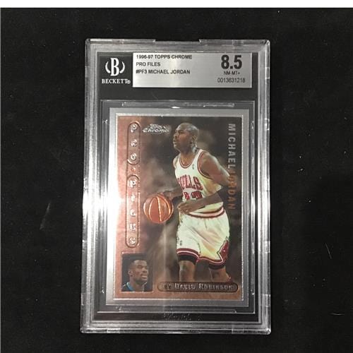 1996-97 Topps Chrome Pro Files #PF3 Michael Jordan - Graded Card