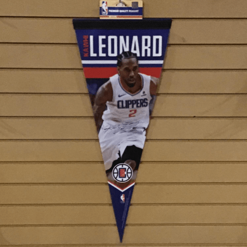 Player Pennant - Basketball - LA Clippers - Kawhi Leonard