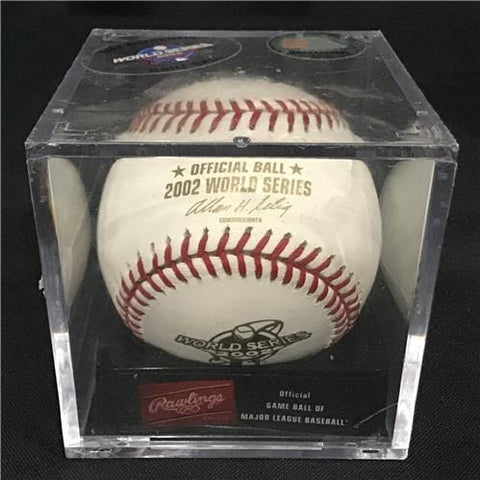 2002 World Series - Baseball - Official Game Ball w/ case