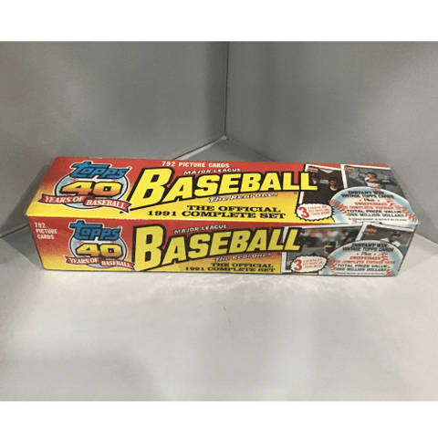 1991 Topps - Baseball - Complete Set Factory Sealed