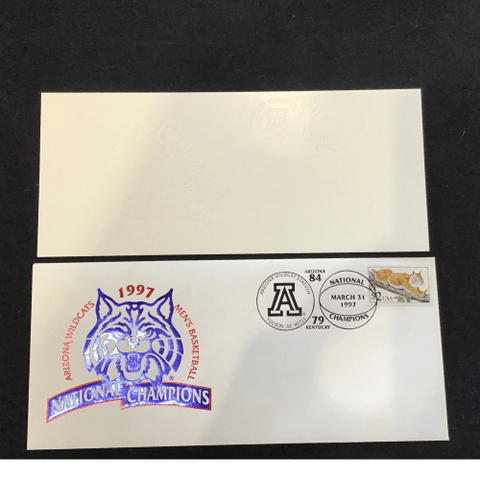 University of Arizona Wildcats - Postage-Paid Envelope - 1997 National Champions
