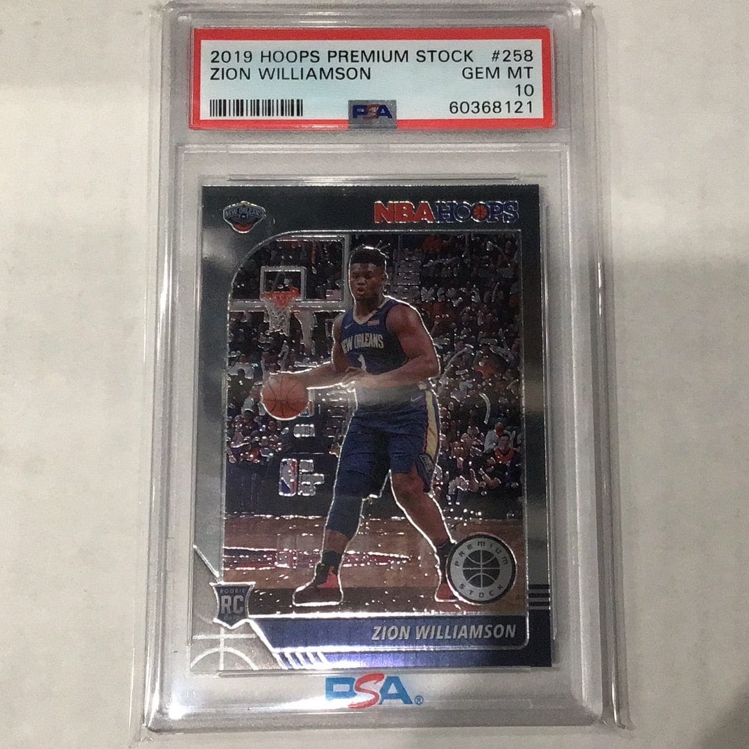 2019 hoops premium stock Zion Williamson - graded - PSA 8121