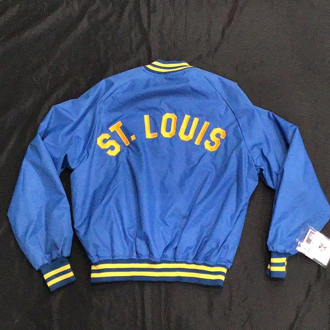 St. Louis Blues Full Leather Jacket - Royal 3X-Large