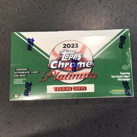 2023 Topps Chrome Platinum Hobby Box