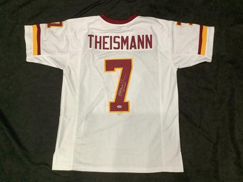 Joe Theisman #7 Washington Redskins Autographed Jersey Cert