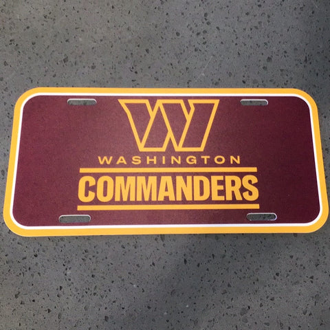 License Plate - Football - Washington Commanders