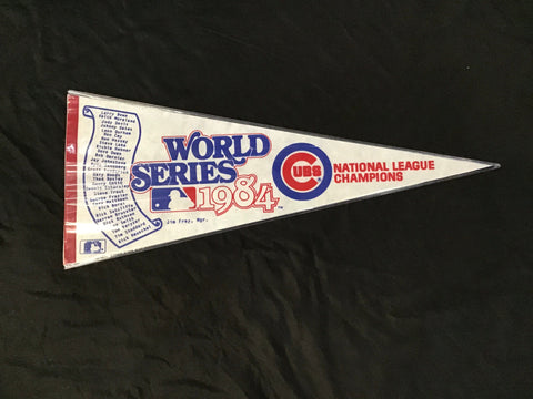 Team Pennant Chicago Cubs Vintage 1984 World Series Champions