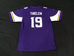 Minnesota Vikings Adam Thielen #19 Silk Screen Jersey Youth XL