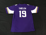 Minnesota Vikings Adam Thielen #19 Silk Screen Jersey Youth XL