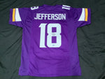 Justin Jefferson #18 Minnesota Vikings Autographed Jersey Cert