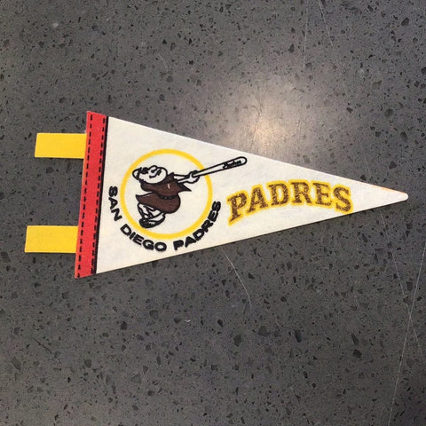 Team Pennant Mini Vintage Baseball San Diego Padres