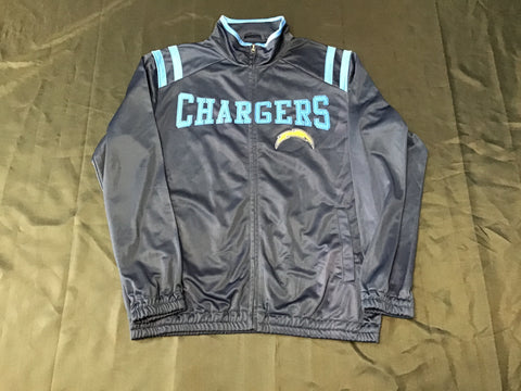 San Diego Chargers Zip Up Jacket Adult Medium