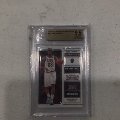 2018-19 Contenders Draft Picks LeBron James BGS 9.5 (6255)