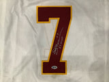 Joe Theisman #7 Washington Redskins Autographed Jersey Cert