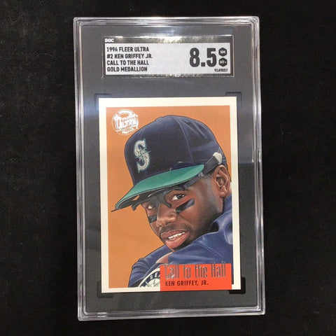 1996 Fleer Ultra Gold Medallion Ken Griffey, Jr. #2 Graded Card SGC 8.5 (9057)