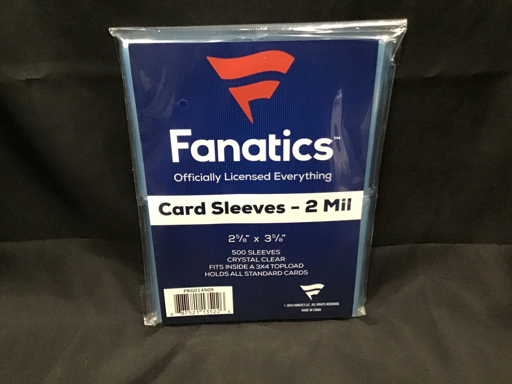 Fanatics Penny Sleeves (500 count) Overtime Sports Fanatics Penny Sleeves (500 count) Overtime Sports