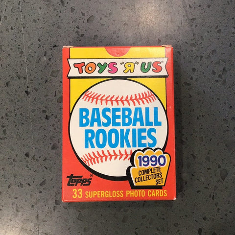 1990 Topps Toys “R” Us Baseball Rookies Complete Set 1-33