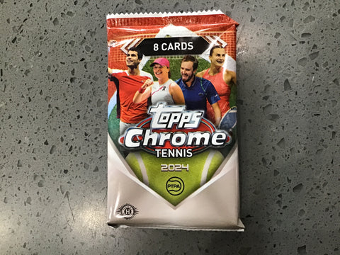 2024 Topps Chrome Tennis Hobby Pack