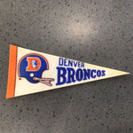 Team Pennant Mini Vintage Football Denver Broncos