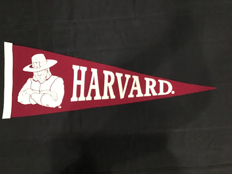 Vintage Harvard University Pennant