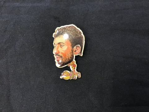 1995-96 NBA Pinheads Viade Divac Metal Pin