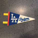 Team Pennant Mini Vintage Baseball LA Dodgers