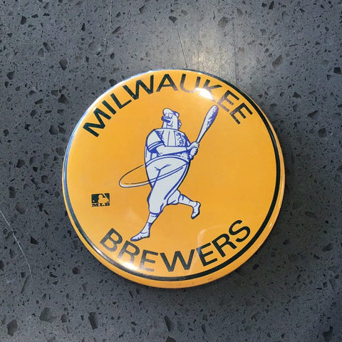 Milwaukee Brewers Vintage MLB Button Pin