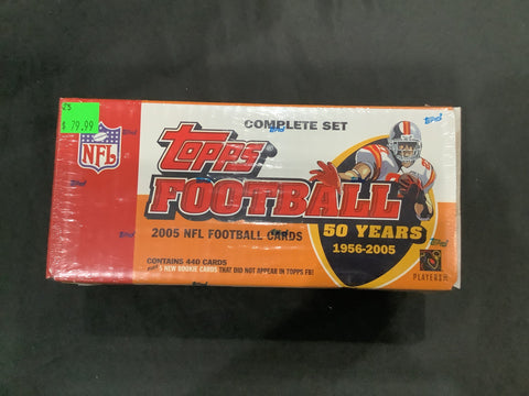 2005 Topps Football Factory Sealed Set