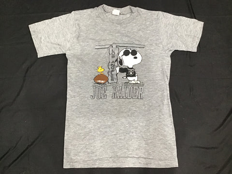 Los Angeles Raiders Snoopy Vintage T-Shirt Youth Large