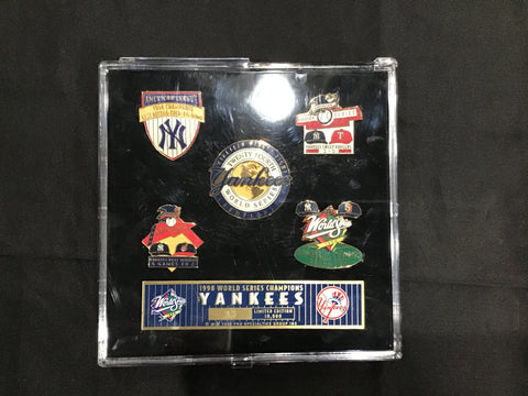 New York Yankees 1998 World Series Champions Collectible Pins Set of 5