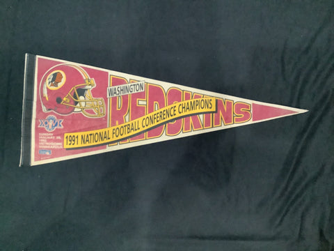 Washington Redskins 1991 National Football Conference Champions Pennant