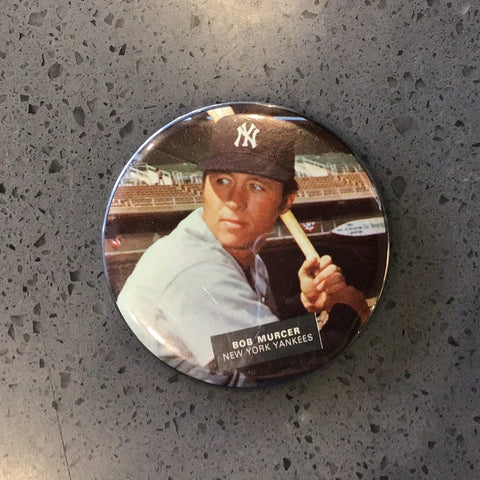 Bob Mercer New York Yankees Vintage MLB Button Pin
