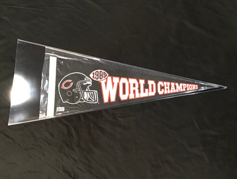 Team Pennant Chicago Bears Vintage 1985 World Champions