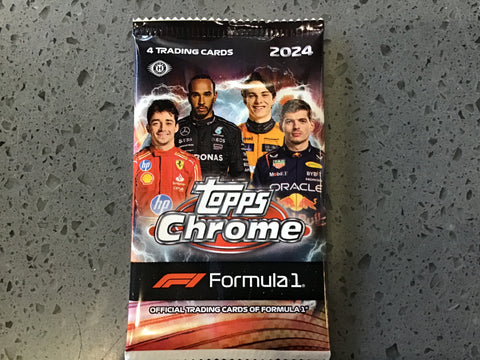 2024 Topps Chrome F1 Formula 1 Hobby Pack