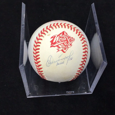 Orlando Hernandez Autographed Baseball